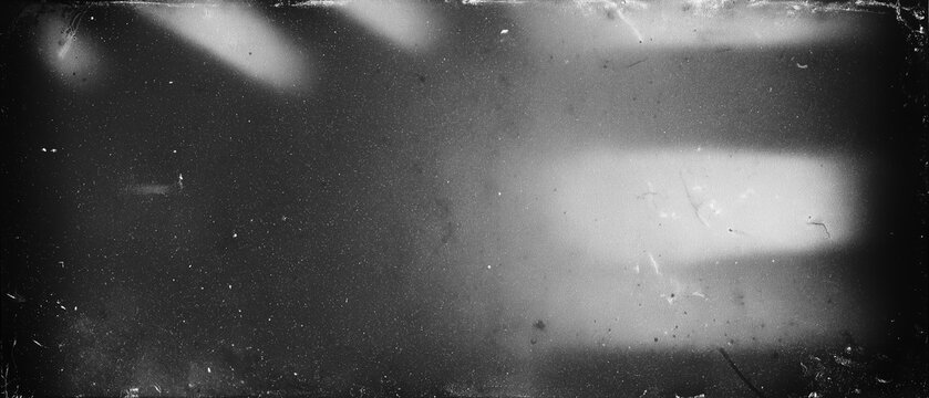 Retro noisy grain dust texture for film or photo overlay effect on black background, old photo overlay texture, grunge overlay effect with scratch and dust on black background