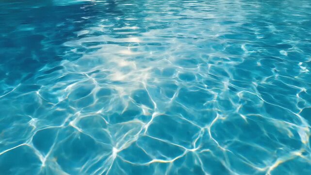 Sunlit blue water surface with shimmering ripples