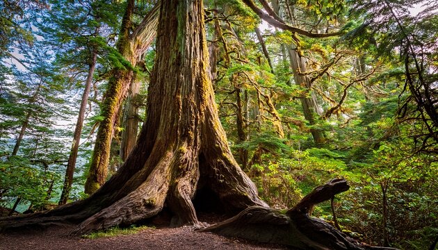 madrona tree trunk at deception pass state park