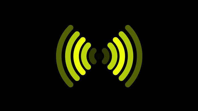Digital radio waves circle diffusion. redio wave white 4k,Multicolor redio wave abstract vector background