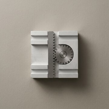 Rack Pinion Linear Translation System Modular Guide Gear Track