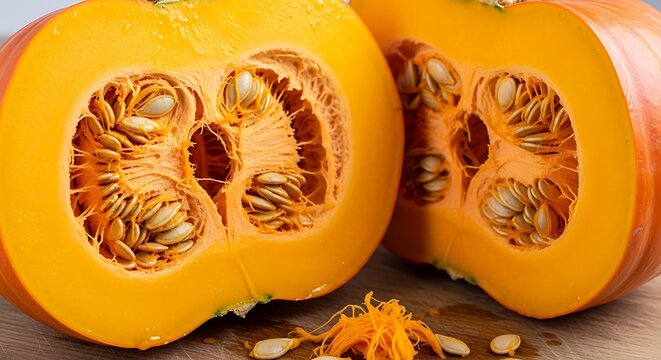 Ripe Melon Halves