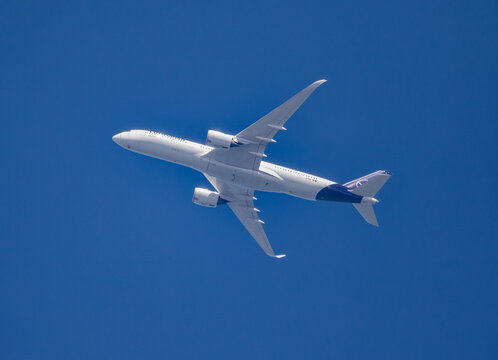 Lufthansa Airlines Airbus A350-900 in Flight