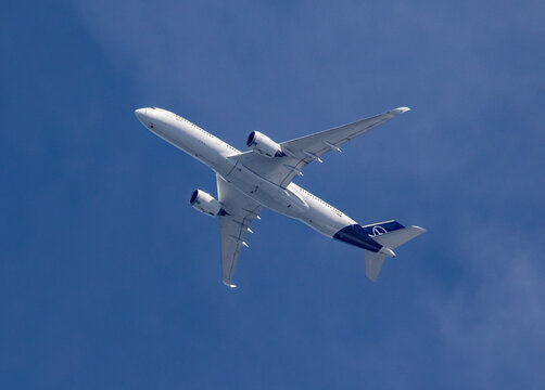 Lufthansa Airlines Airbus A350-900 in Flight