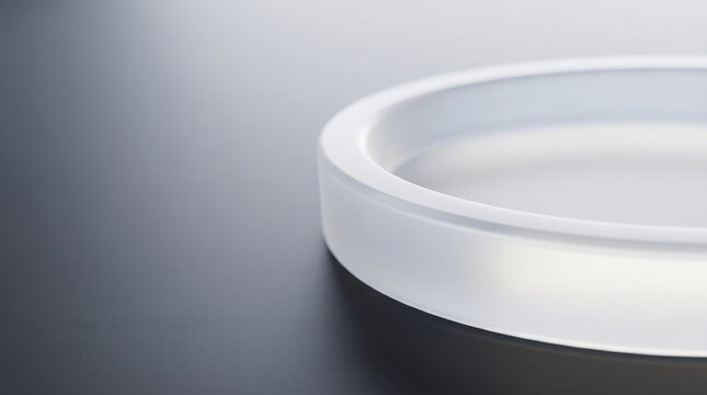 Translucent White Boron Nitride Semiconductor Ring Component Architecture