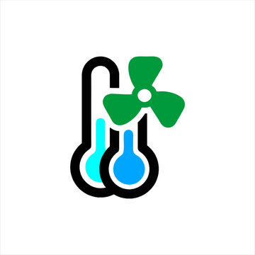 Air Conditioning and Temperature Control Graphic Icon