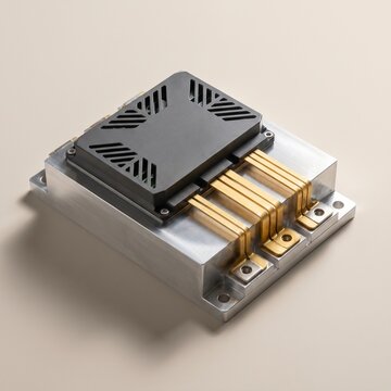Silicon Carbide Power Electronic Module with Aluminum Heat Sink