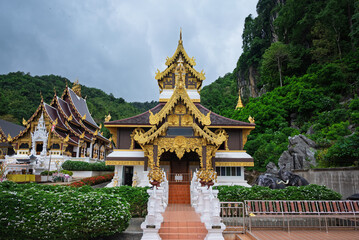 Fototapeta premium Wat Tham Chetavan is located in Nan Noi District, Nan Province, Thailand