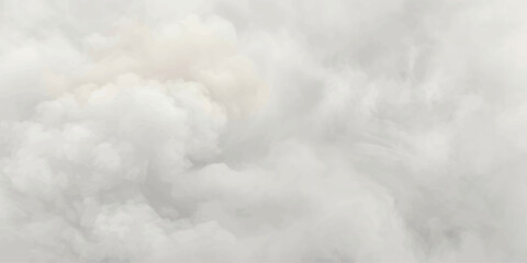 White Smoke Billowing: A dense cloud of white smoke drifts and billows, creating an abstract texture of wispy formations and soft, ethereal shapes. © Ruma
