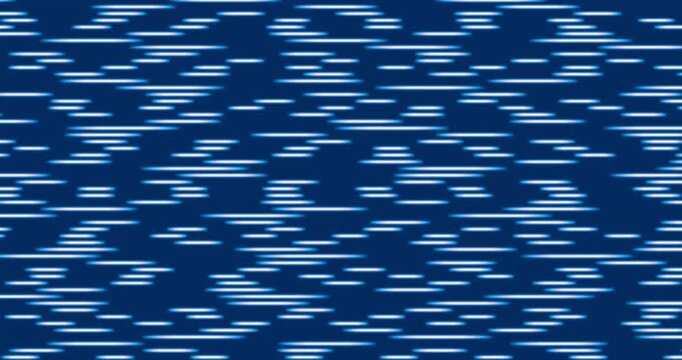 Abstract background with horizontal white glowing light streaks on a dark red textured surface, dynamic motion lines pattern.