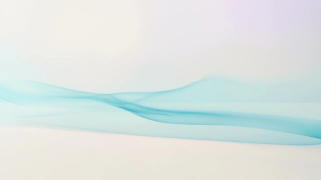 Abstract soft blue smoke flowing gently on a light background for creative and calming design