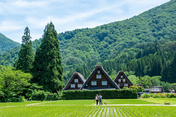世界遺産　白川郷合掌造り集落　初夏 © Hiro074