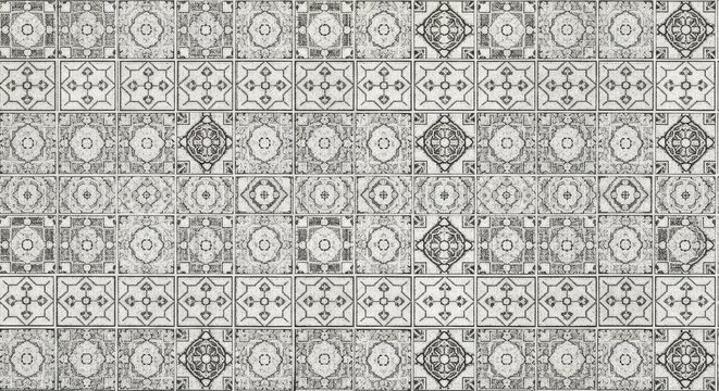 Seamless monochrome ornate geometric decorative art background france pattern with france pattern
