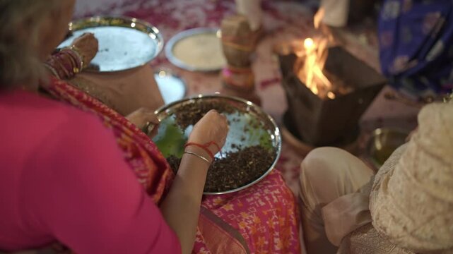 Indian Wedding Rituals with Bride and Groom Performing Sacred Traditions, Pheras, Mandap Ceremony, and Cultural Marriage Customs