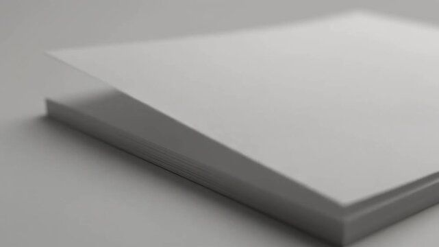 Blank Paper Stack Ready for Design Use