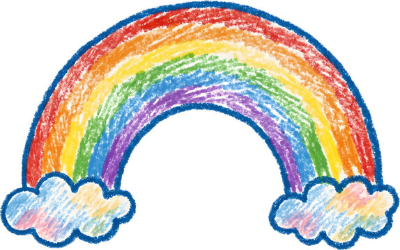 Cute Crayon Twin Flowers