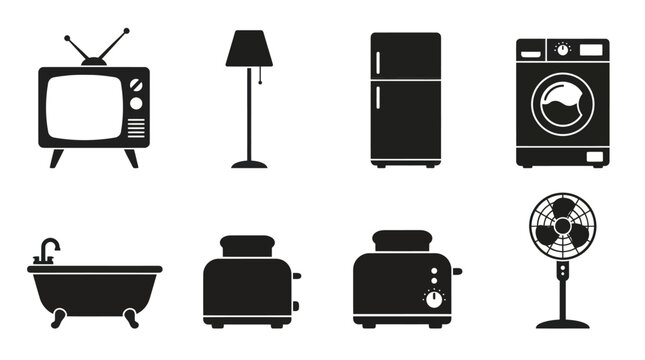 Household Appliances Icons