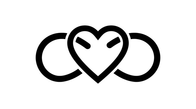 Infinity Heart Symbol - Eternal Love, Connection, and Commitment