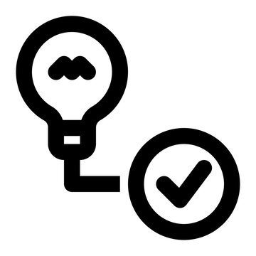 Hypothesis Tested Outline Icon