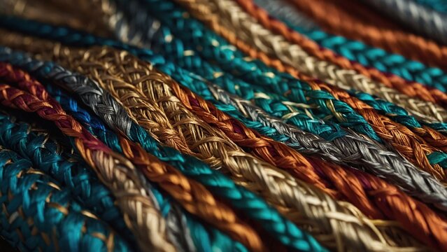 close up of colorful fabric