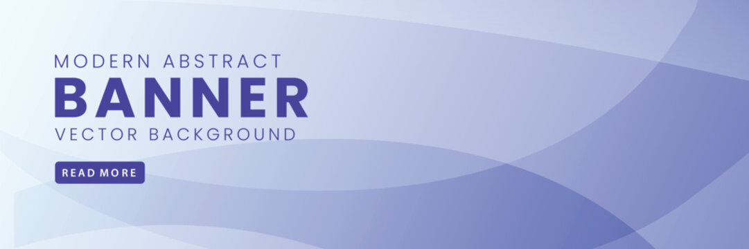 Modern Abstract Vector Banner Background with Gradient Design and Read More Button