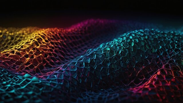 abstract background with binary code