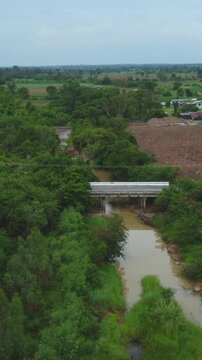 Khlong Tak Tat Waterway in Chaiyaphum, Thailand