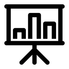 Fototapeta premium Presentation Outline Icon