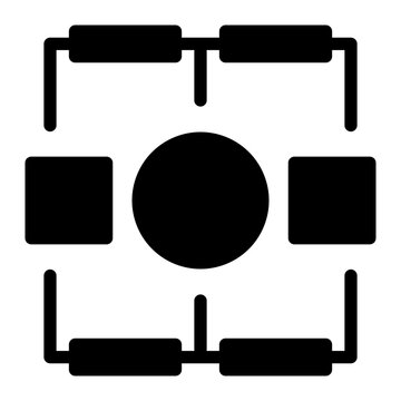 Automated market maker AMM liquidity pool and decentralized finance transaction icon vector