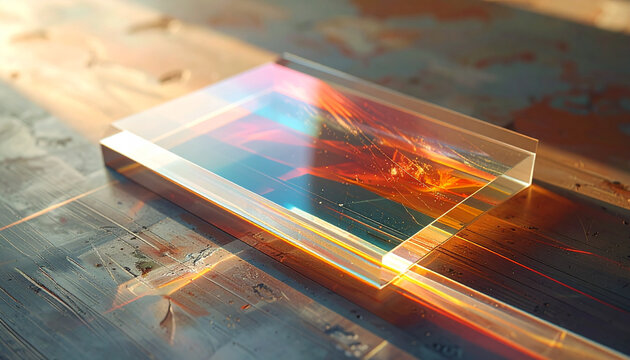 Estrutura de vidro geom&eacute;trica abstrata