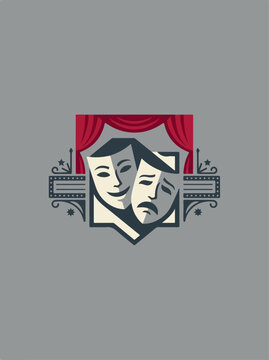 Theatre Masks Comedy Tragedy.