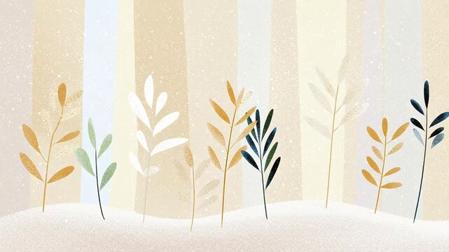 Scandinavian Traditional Craft Sand Texture Abstract Motion Background