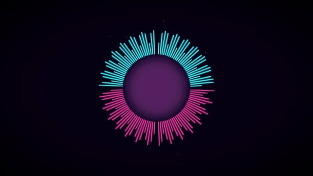 Advanced Polar Audio Spectrogram Frequency Visualizer