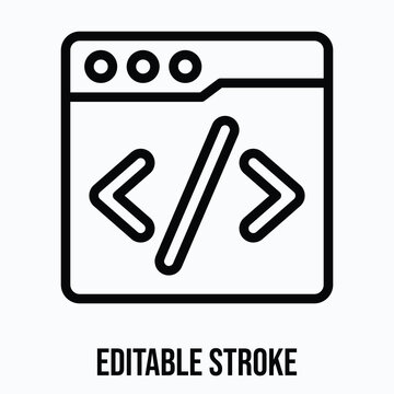 Web Development Icon.