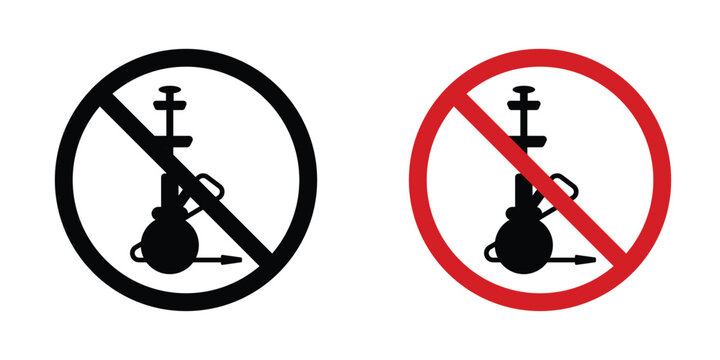No hookah sign