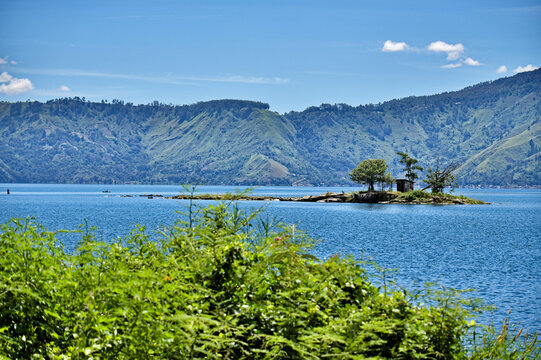 Volcanic landscape of North Sumatra