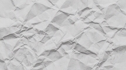 Obraz premium Crumpled White Paper Texture Background.