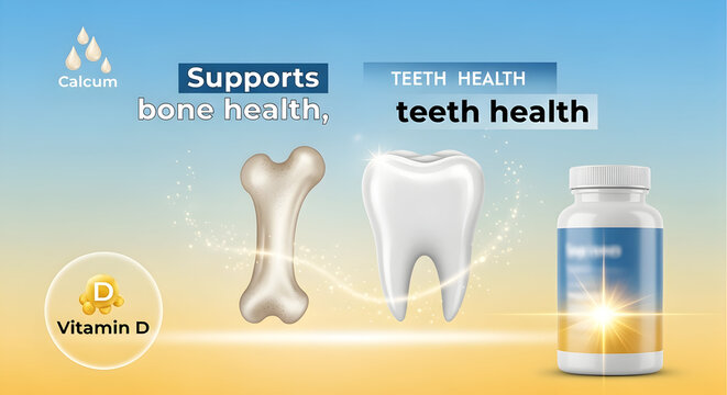 Promoting bone and teeth health with vitamin d supplementation for optimal wellness and stronger structures
