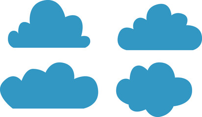 Fototapeta premium cloud computing icons