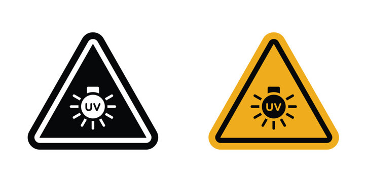 UV light do not look sign