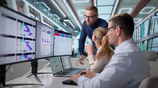 Compliance Officer Analyzing Regulatory Dashboard