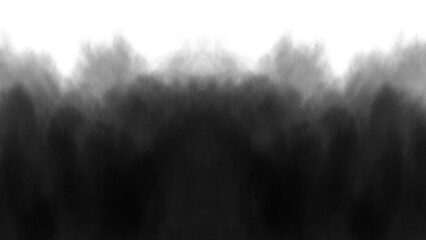 Obraz premium 黒い煙り、スモークテクスチャ イラスト素材