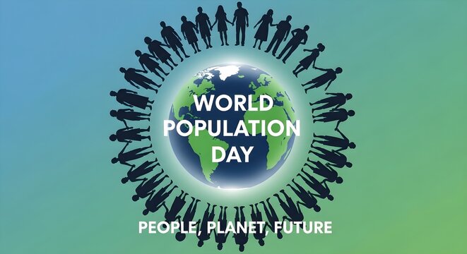 World Population Day Global Community Awareness Poster