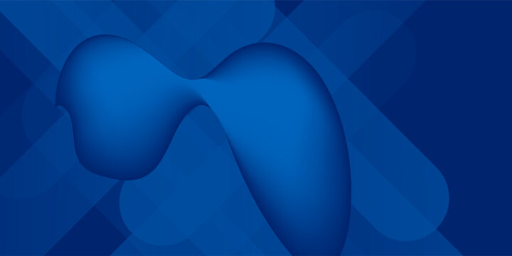 Abstract blue background with glowing geometric lines. Modern blue gradient square shape design. Futuristic technology concept. Suit for brochure, corporate, website, poster, banner, cover modern