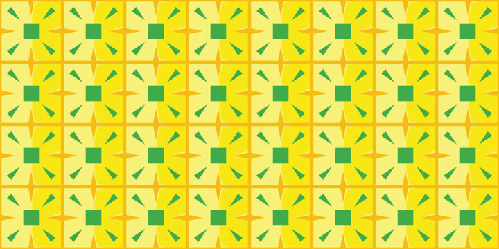 Pineapple Seamless Pattern Background Vector Illustration for Tropical Summer Design