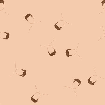 pattern undercut hairstyles for men cartoon. pompadour quiff, buzzcut crewcut, manbun sidepart undercut hairstyles for men sign. seamless vector illustration