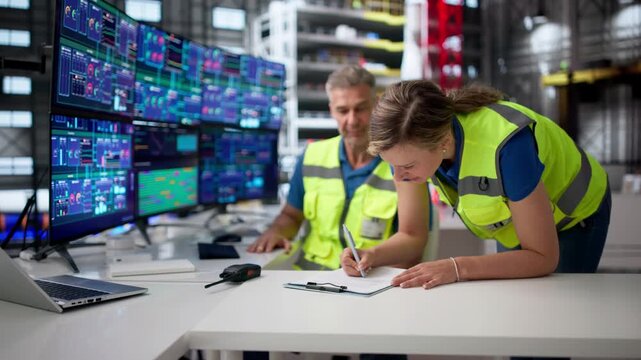 Engineers Doing Shift Handover