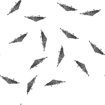 seamless pattern spice nigella sativa hand drawn. black cumin, medicine petal, caraway oil spice nigella sativa black sketch illustration