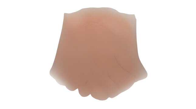 Silicone breast prosthesis for mastectomy recovery, flesh colored medical breast form, soft synthetic mammary implant for post-surgery care isolated PNG with Transparent Background
