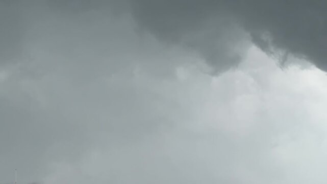 Dramatic Monsoon Cloud Formation Moving Across Sky in Odisha India

